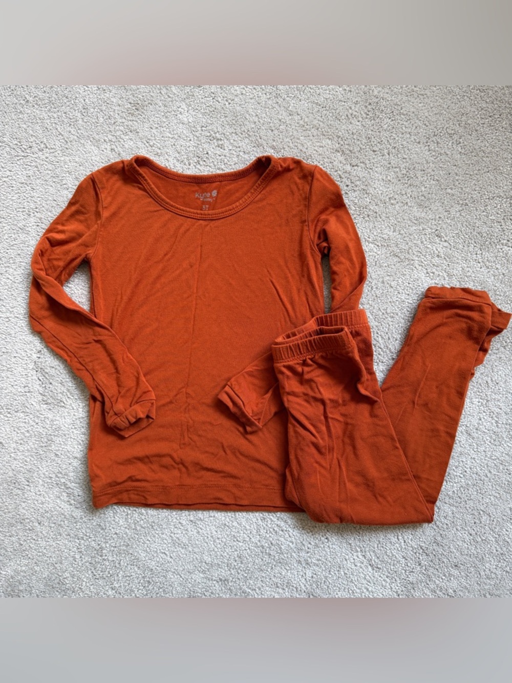 KYTE BABY Toddler Pajamas Size 3T Rust